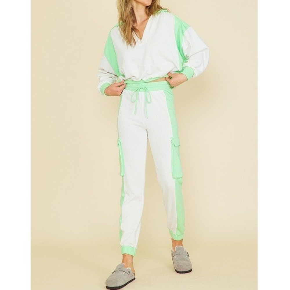 P237. Colorblock‎ Jogger Sweatpants